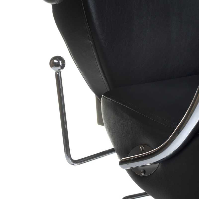 Fotel Barberski Hektor Bh-3208 Czarny