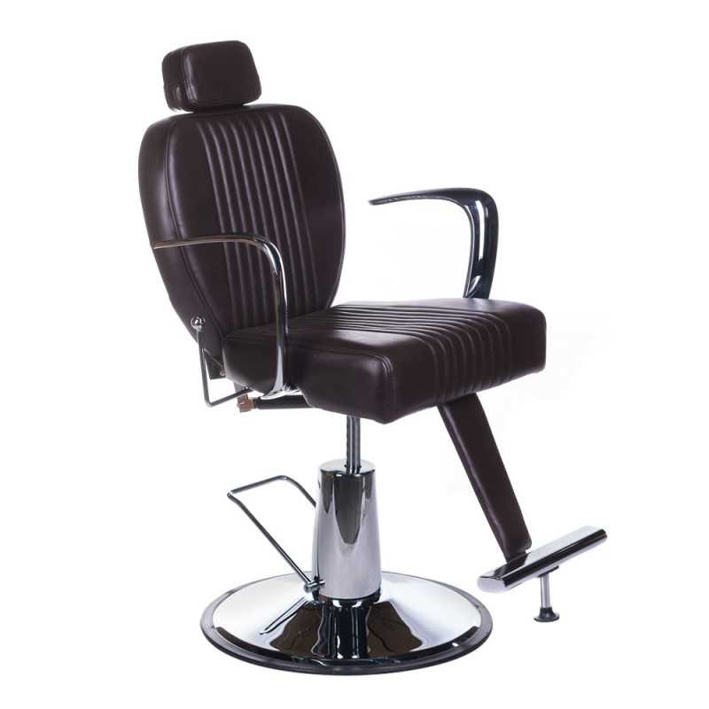 Fotel Barberski Olaf Bh-3273 Brązowy