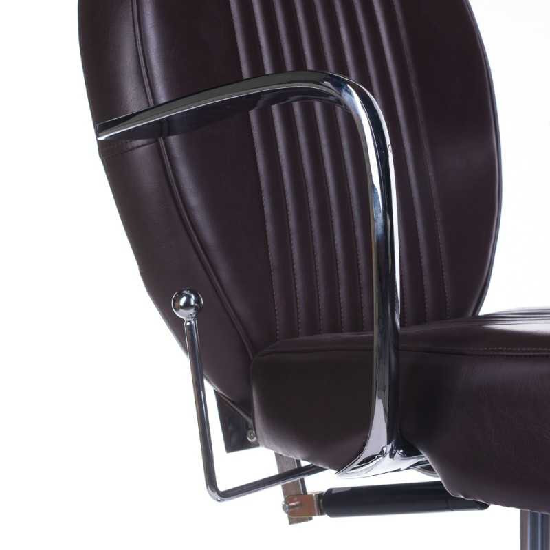Fotel Barberski Olaf Bh-3273 Brązowy