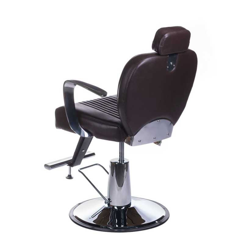 Fotel Barberski Olaf Bh-3273 Brązowy