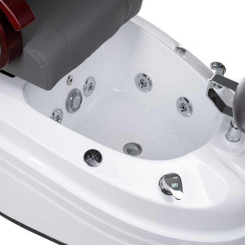 Fotel Do Pedicure Z Masażem Br-2307 Szary
