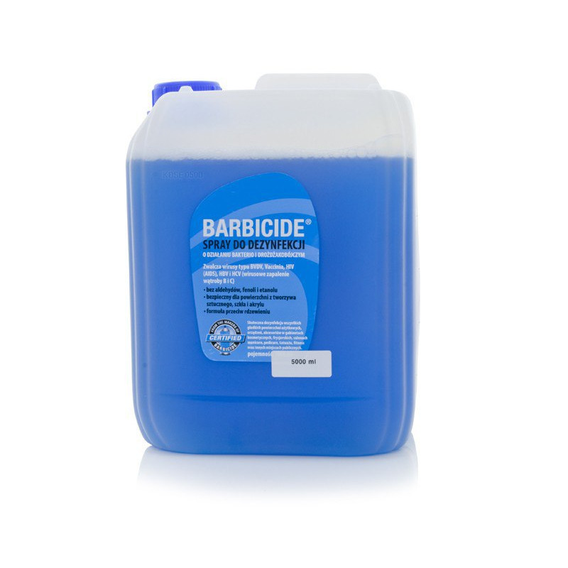 Barbicide Spray Do Dezynfekcji Wszystkich Powierzchni Bez Zapachu - Uzupełnienie 5l