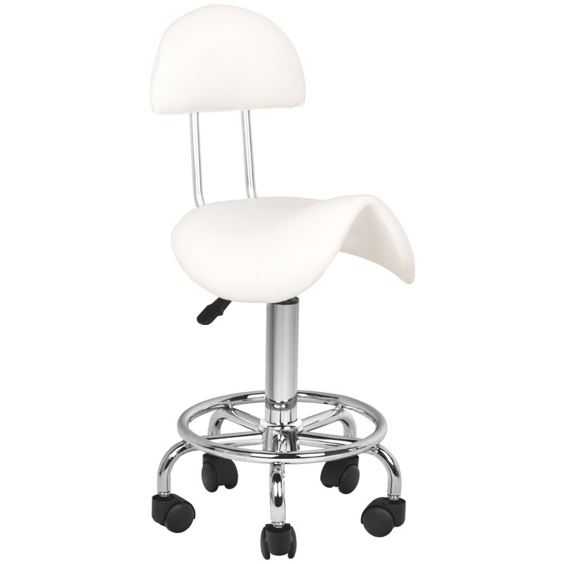 Taboret Kosmetyczny 6001 Biały