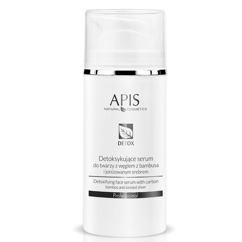 Apis Detoksykujące Serum Do Twarzy Z Węglem Z Bambusa I Jonizowanym Srebrem 100ml