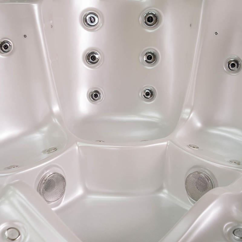 Jacuzzi ogrodowe SPA z hydromasażem 3os Korfu