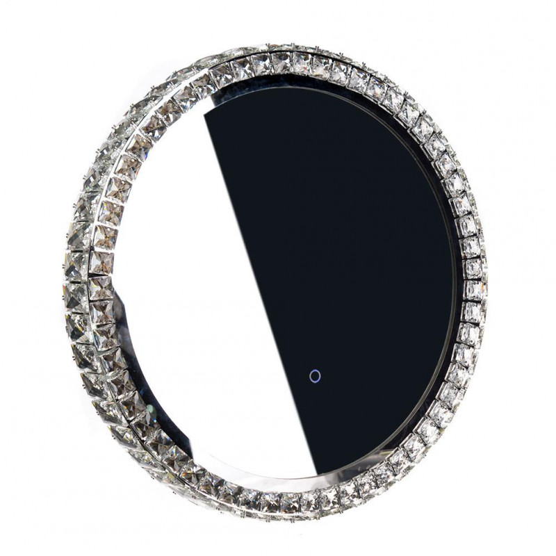 Lustro Zdobione Glamour Led 50cm Wa-50 C