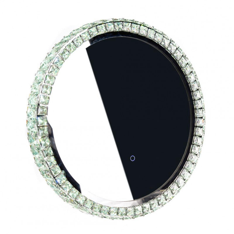 Lustro Zdobione Glamour Led 50cm Wa-50 C